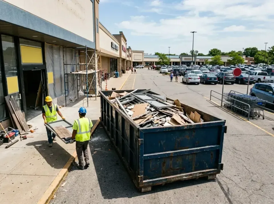 retail-store-renovation-debris-003 — frequently asked questions, Roll-off Dumpster Rentals in Quail Ridge, FL